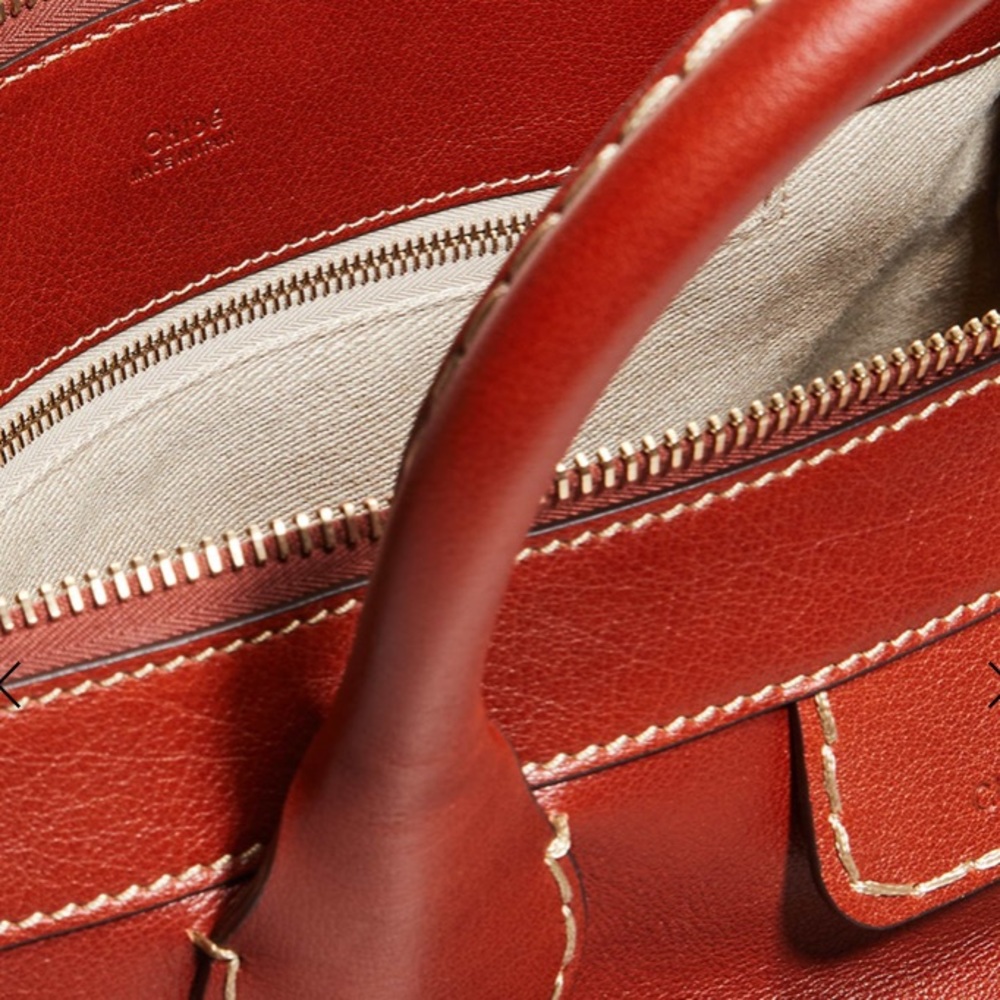 โญ๏ธHPโญ๏ธChloรฉ "Edith" satchel bag in buffalo leather๐ - Picture 3 of 13
